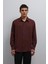Bordo Teknik Regular Fit Erkek Gömlek 2