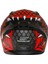 Motosiklet Kaskı Ecer 22.R06 Sertifikalı Double Vizör Full Face Kask Draglax Red 2