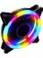 C-892 120 mm Kasa Fanı Gökkuşağı Işık ile Sessiz Çalışma 1300 RPM 4