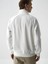 Erkek Ekru Pamuk Dokulu Regular Fit Sweatshirt 4