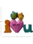 9032 I Love U Mum Yazılı Sevimli Dekoratif Biblo 2