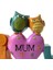 9032 I Love U Mum Yazılı Sevimli Dekoratif Biblo 3