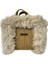 4953 El Yapımı Peluş Kürklü Model Tress Ip El Çantası / 22 cm x 23 cm 1