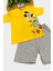 Mickey Mouse Baskılı Unisex Çocuk 2li Alt Üst Takım Yazlık 2