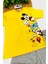 Mickey Mouse Baskılı Unisex Çocuk 2li Alt Üst Takım Yazlık 3