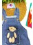 Ayıcıklı Denim Kot Jile Elbise Salopet 7