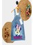 Kız Çocuk Kot Jile Salopet Minnie Mouse Baskılı Denim Elbise 1