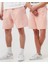 Nrg Solo Swoosh Fleece Shorts Pamuklu Geniş Kesim Pembe Şort 3