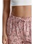 Kadın Çiçek Desenli Uzun Pijama Pantolon | Pembe 3