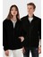 Slim Fit Cepli Fermuarlı Anti-Pilling Tüylenme Yapmayan Soğuk Geçirmez Polar Hırka Unisex Hırka 5906028S1 1