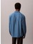 Normal Gömlek Yaka Mavi Erkek Gömlek LV04LD119GROC_LS Melange Flannel Ea 5