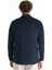 Comfort Fit Alttan Britli Yaka Fitilli Lacivert Erkek Gömlek TBMRSH1086 5