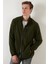 Slim Fit Cepli Fermuarlı Anti-Pilling Tüylenme Yapmayan Soğuk Geçirmez Polar Hırka Unisex Hırka 5906028S1 2