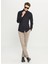 Slim Fit Düğmeli Yaka Siyah Erkek Gömlek ACE020261468_SYH 2