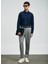 Slim Fit Gömlek Yaka Lacivert Erkek Gömlek Veran 2