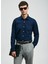 Slim Fit Gömlek Yaka Lacivert Erkek Gömlek Veran 4