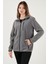 Slim Fit Cepli Fermuarlı Anti-Pilling Tüylenme Yapmayan Soğuk Geçirmez Polar Hırka Unisex Hırka 5906028S1 3