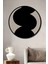 Çerçeve Görünümlü Siyah Ilham Dekoratif Ahşap Mdf Işyeri Duvar Tablo Yuvarlak Işyeri Duvar Tablo 1