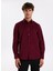 Slim Fit Gömlek Yaka Düz Bordo Erkek Gömlek F5WM-GML 2378 1