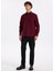 Slim Fit Gömlek Yaka Düz Bordo Erkek Gömlek F5WM-GML 2378 2