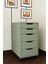 Keson Kül Yeşili Ofis Dolabı 18 mm Yonga Levha 40x55x77.4 cm 5 Gözlü Depolama 6