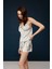 Kadın Baskılı Saten Ip Askılı Şortlu Pijama Takımı 30026 2