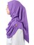Pratik Hazır Geçmeli Çocuk Şal Mor 5