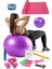 13 Lü Pilates Seti Topu 3 Lü Pilates Bandı Lastiği Dambıl Minder Atlama Ipi Aerobik Adımsayar 4
