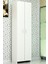 Atlantis Çok Amaçlı Dolap 182 cm Yükseklik 49 cm Genişlik Beyaz Renk Dayanıklı Malzeme 2