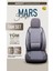 Mini Copper Contryman Uyumlu Lüx Bel Destekli Yarı Deri Oto Koltuk Kılıfı Mars Series Füme Renk 2