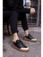Gordon Kadin Siyah Leopar Garnili Sneaker 2