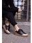 Gordon Kadin Siyah Leopar Garnili Sneaker 3