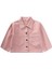 Büyük Çift Cepli Gabardin Ceket 2-7 Yaş Pembe 1