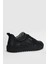 Siyah Hakiki Deri Bağcıklı Erkek Sneaker 3