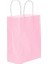 Pembe Kraft Çanta Küçük Boy 18X8X24 cm 25 Adet 2
