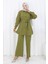 Incili Kuşaklı Ikili Takım Haki 19265 1