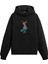Snowboard Geyik Baskılı Hoodie 1