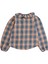 Fırfırlı Yaka Ekose Kışlık Kız Çocuk Gömlek 3