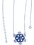 Kar Tanesi Lacivert Taşlı Gümüş Kolye 4