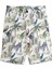 Tropikal Desenli Yazlık Erkek Çocuk Bermuda Şort 2
