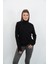 Yarım Balıkçı Yaka Triko-Siyah 1