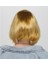 Düz Kesim Küt Parti Peruğu Altın Renk 3