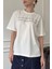 Göğüsü Yazılı Marka Tshırt- Ekru 8