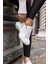 Olivia Kadin Beyaz Gercek Deri 5 cm Taban Sneaker 7