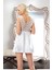 Beyaz Dantelli Saten Gecelik - M-395 2