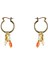 Turuncu - Altın Küpe Mae Earrings 1