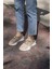 Salva Kadin Bej Scuba Kumaş Taş Detay Sneaker 6