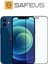 iPhone 12 Tam Kaplayan Parmak İzi Bırakmayan Safir Ekran Koruyucu Cam 1