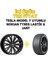 Tesla Model Y Uyumlu Nokian 255/45R19 Yaz Lastigi 4 Adet YILI:2023 + DY1289 19" Jant 4 Adet 1