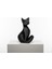 Zarif Kedi - Minimalist Heykel - 11 cm - 3D Baskı 2